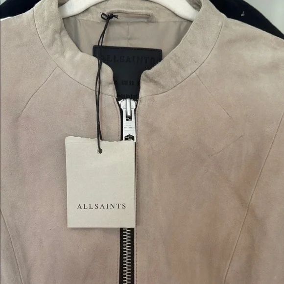 ALLSAINTS $461 Sadler Suede Jacket US 12 - Picture 7 of 7